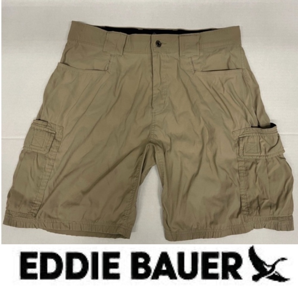 Eddie Bauer - Men's - Khaki Cargo Shorts